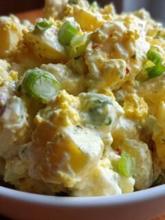 Grandma's Creamy Potato Salad with Pickle Juice
