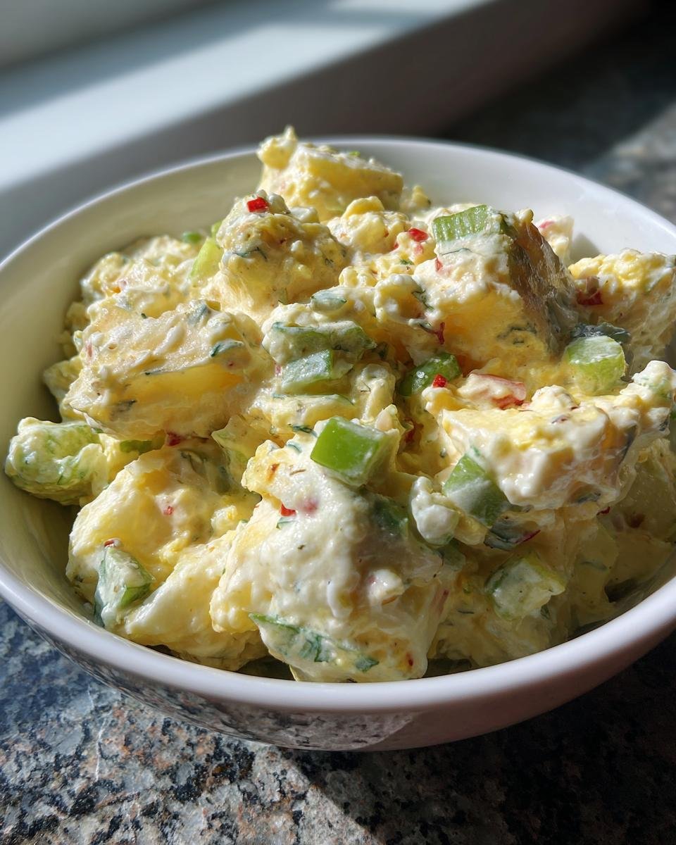 Grandma's Creamy Potato Salad with Pickle Juice - detail 3