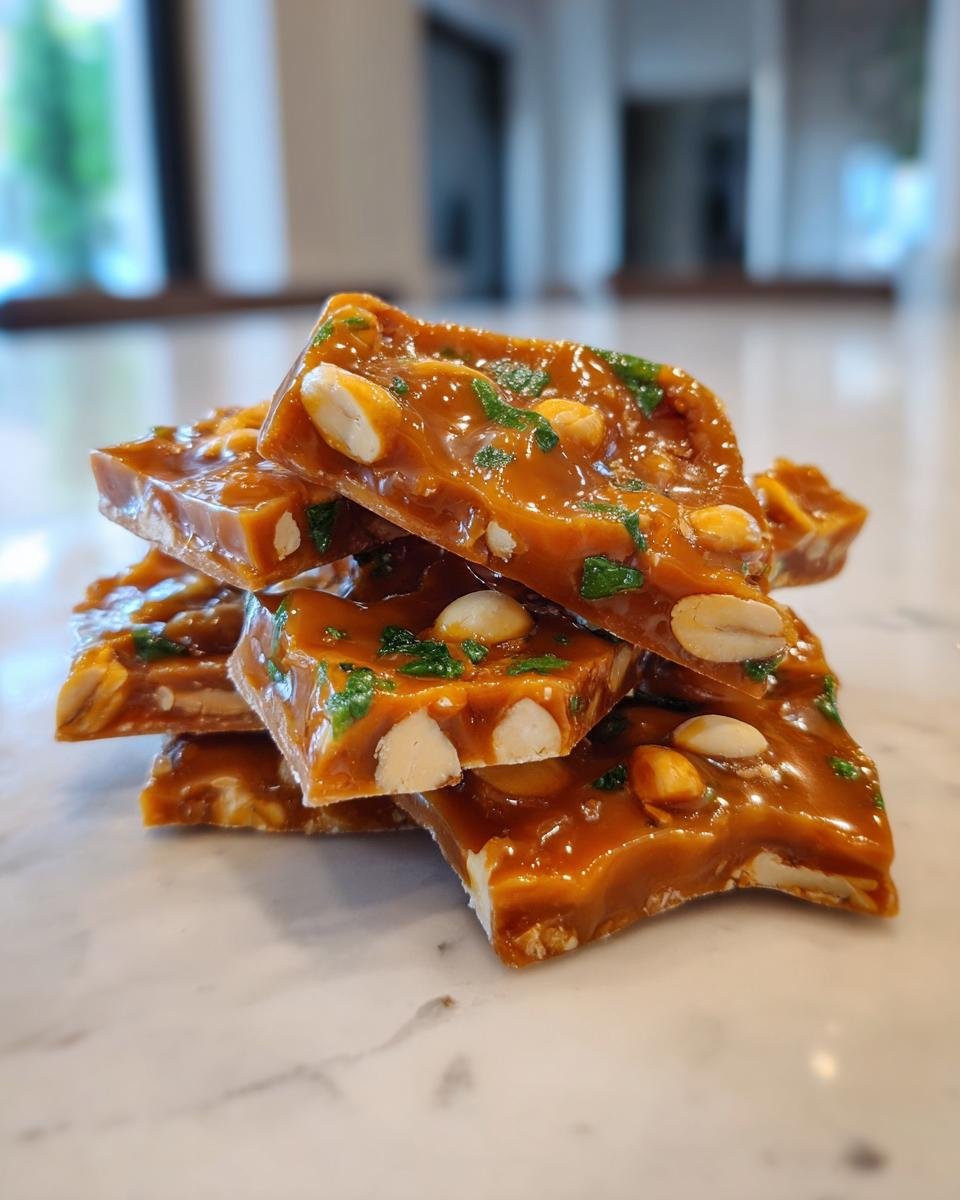 Jalapeno Peanut Brittle for Christmas - detail 1