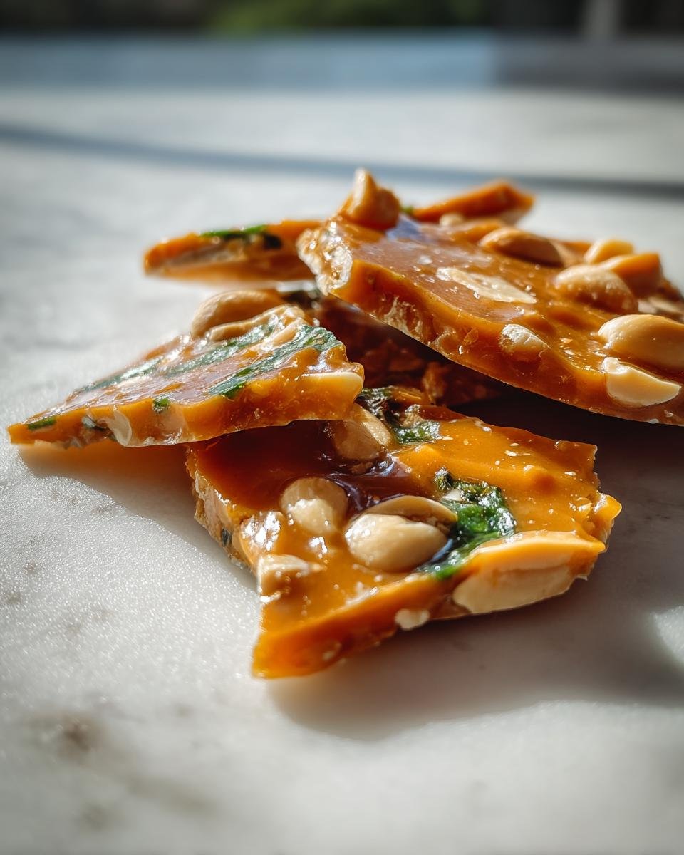 Jalapeno Peanut Brittle for Christmas - detail 3