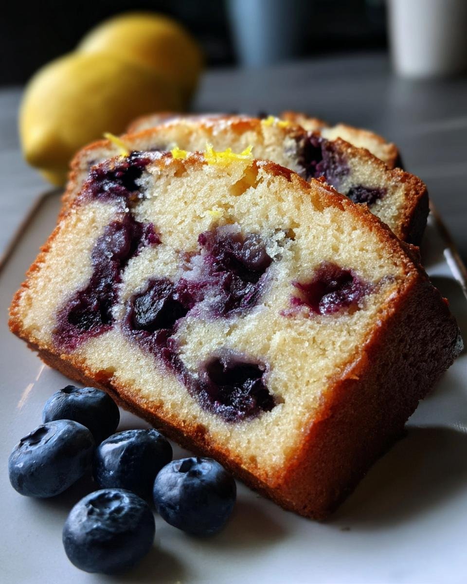 Lemon Blueberry Pound Cake - detail 1