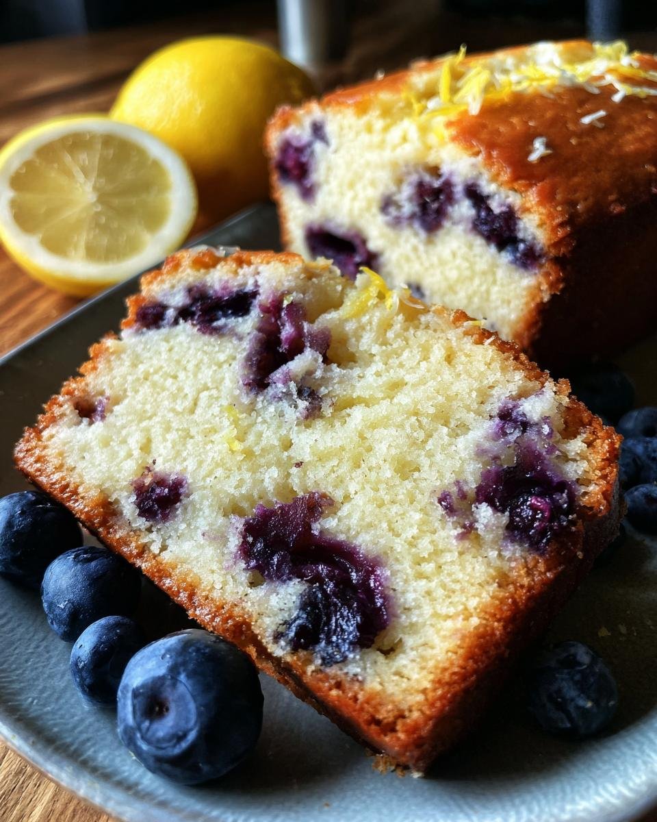 Lemon Blueberry Pound Cake - detail 2