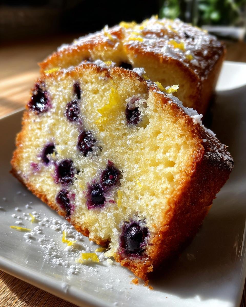 Lemon Blueberry Pound Cake - detail 3