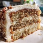 Moist Italian Cream Cake with Cream Cheese Frosting