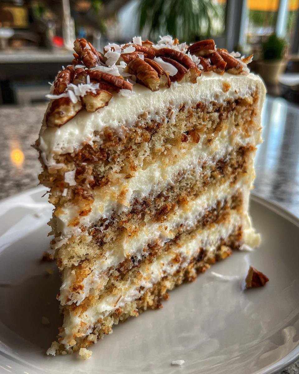 Moist Italian Cream Cake with Cream Cheese Frosting - detail 2