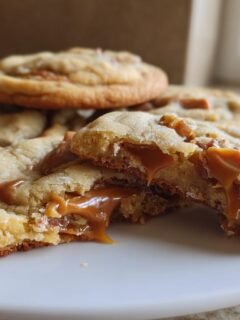 Perfect Chewy Caramel Cookies
