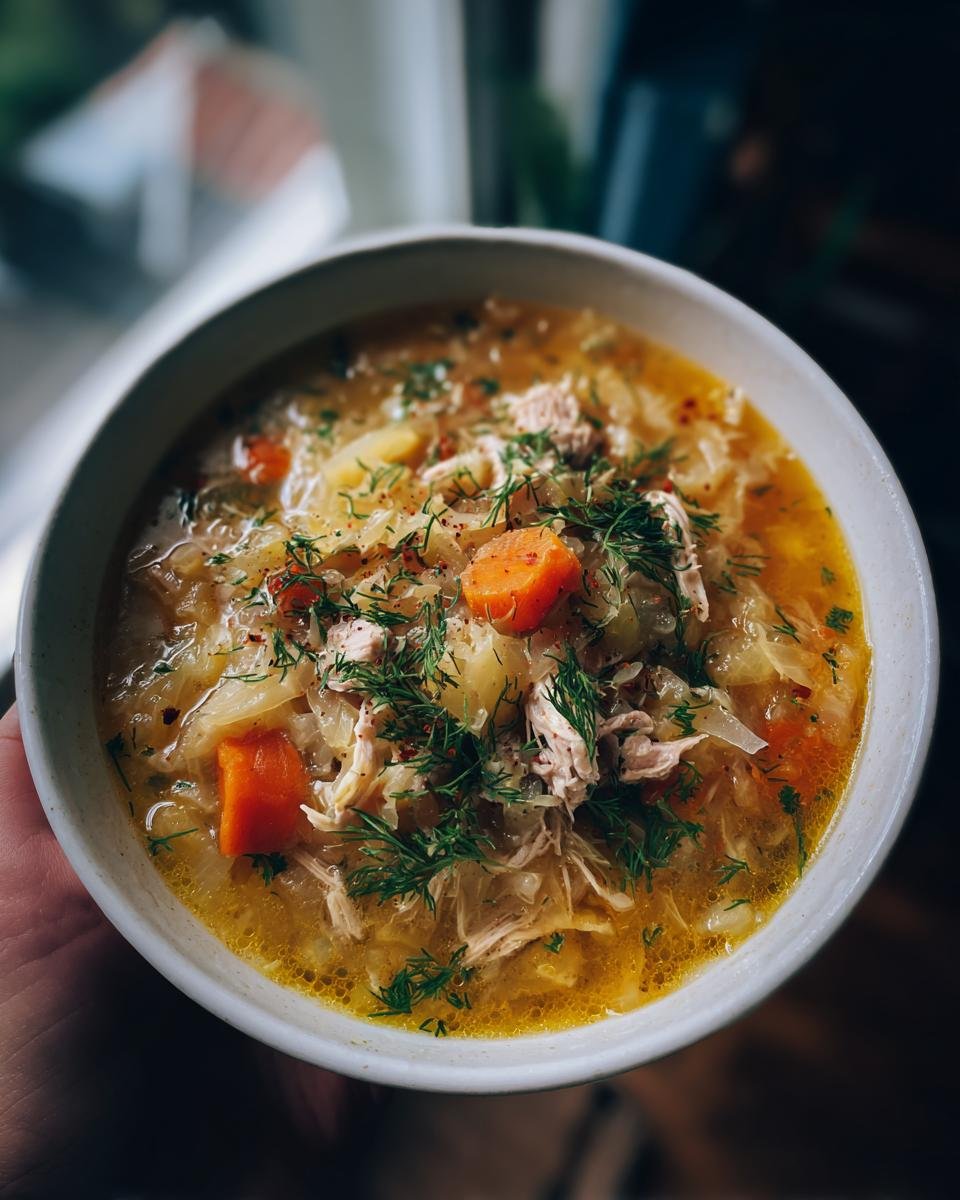 Polish Cabbage Soup (Kapusniak) - detail 3