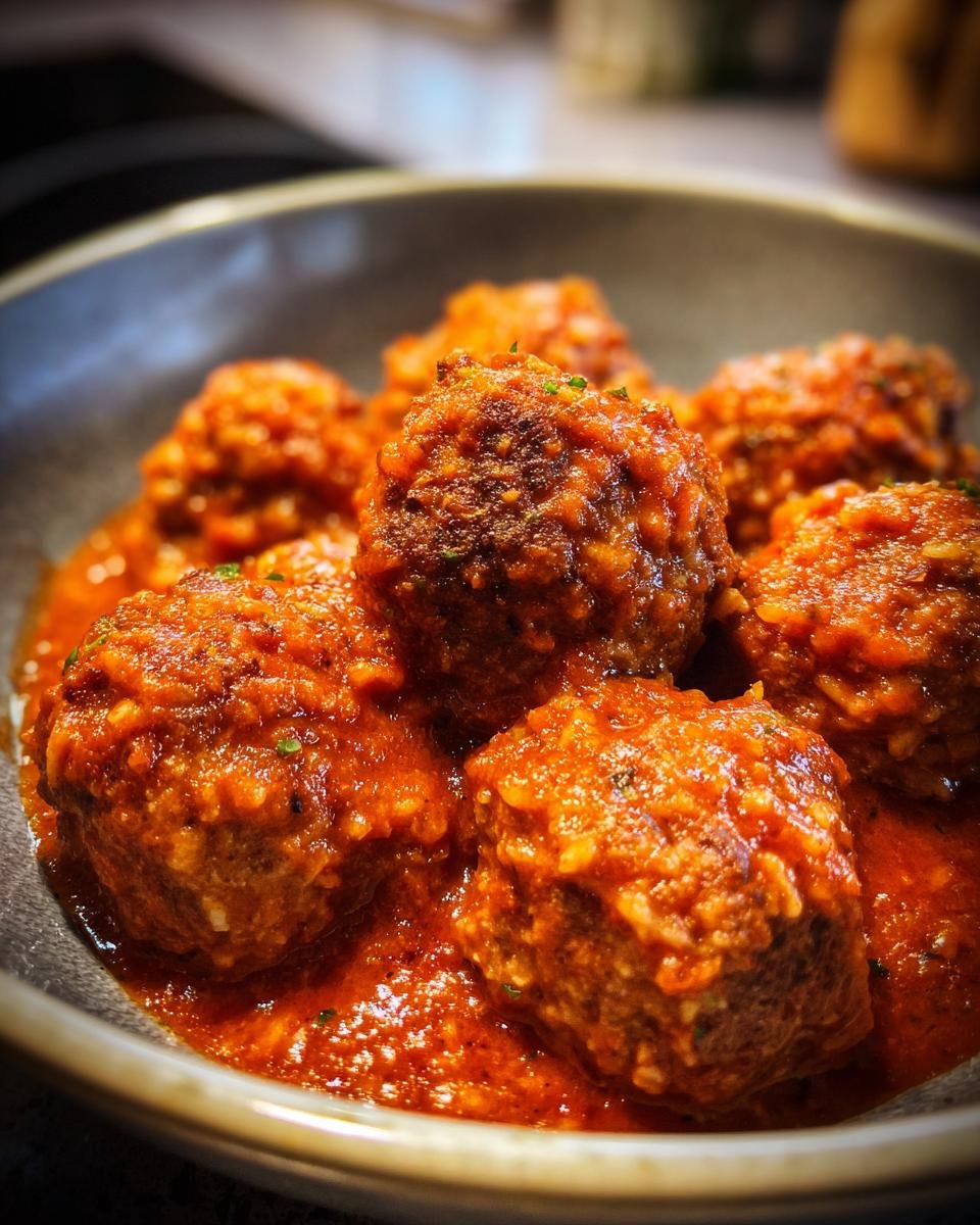 Porcupine Meatballs for Halloween - detail 2