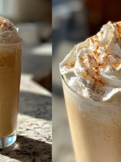 Pumpkin Spice Frappuccino for Halloween, Thanksgiving