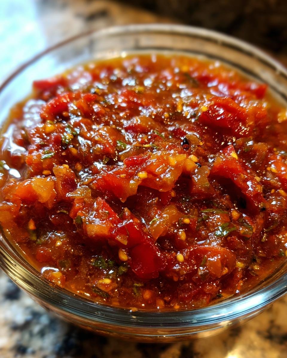 Roasted Red Salsa - detail 2