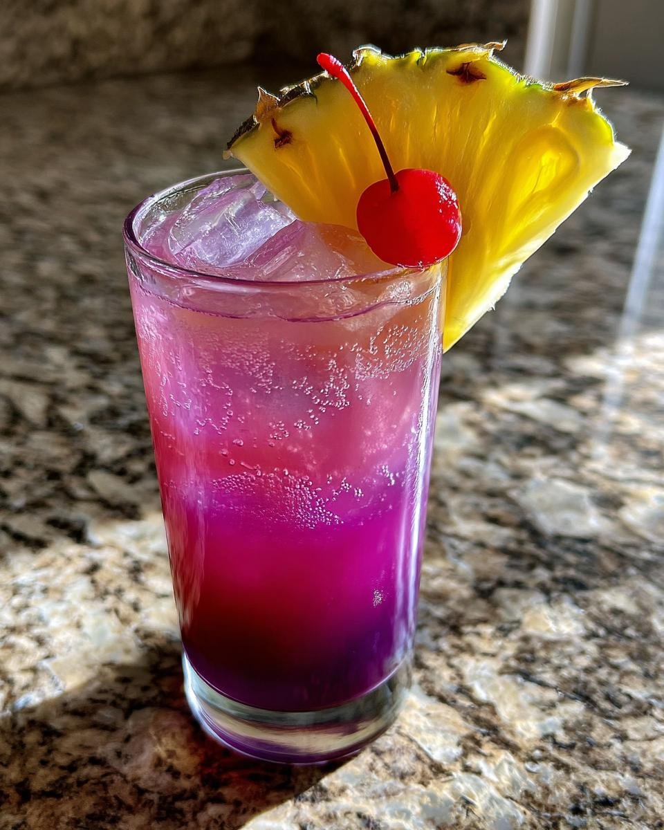 Tropical Purple Punch - detail 1