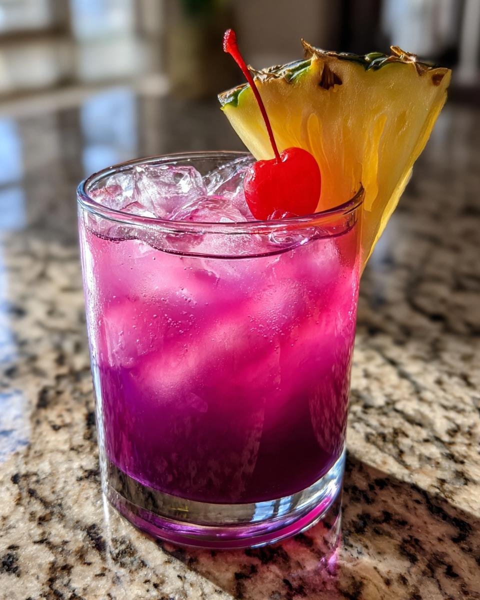 Tropical Purple Punch - detail 3