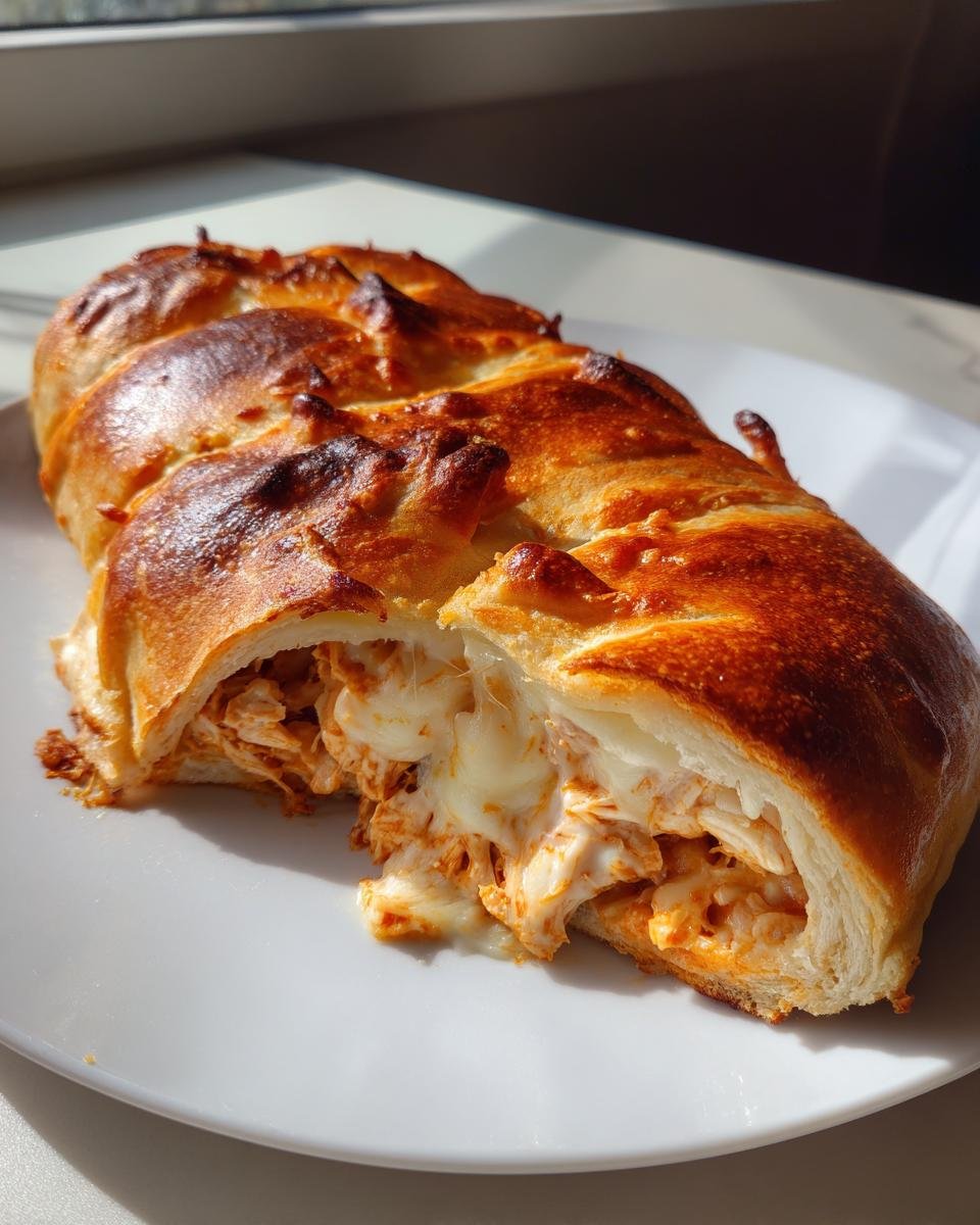 BBQ Chicken Cheese Stromboli - detail 3