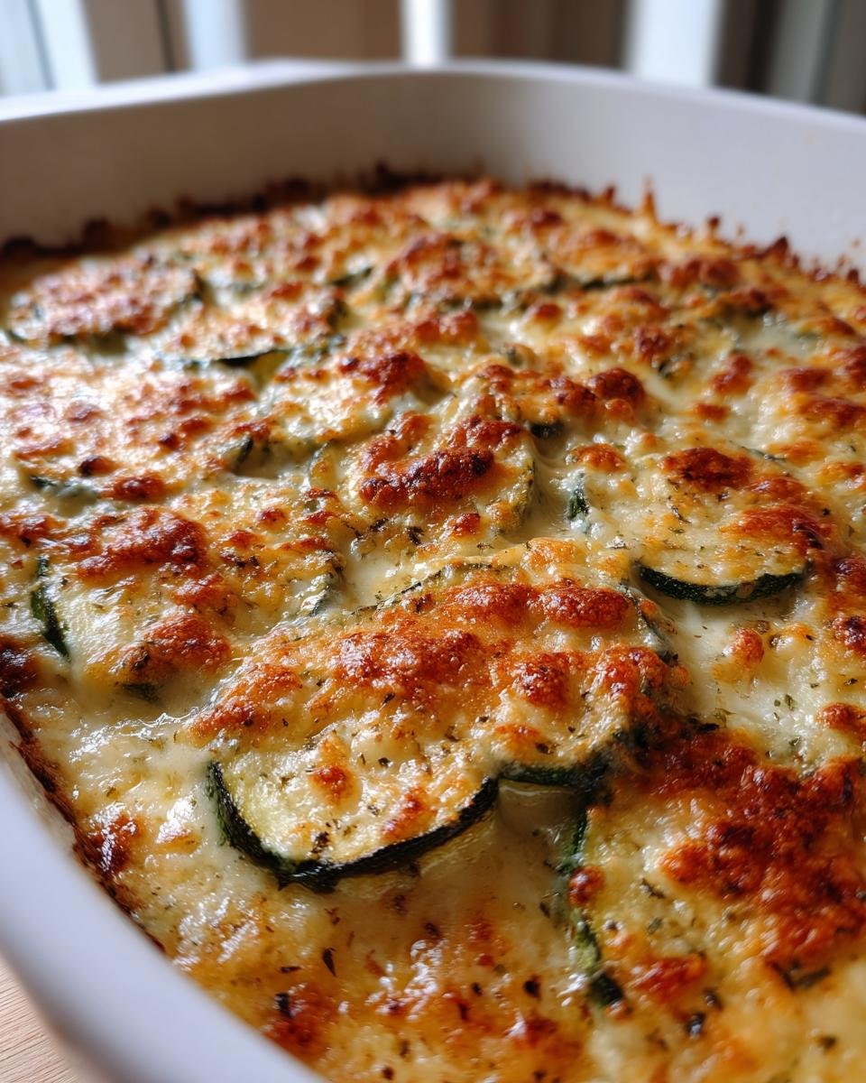 Cheesy Loaded Zucchini Bake - detail 1