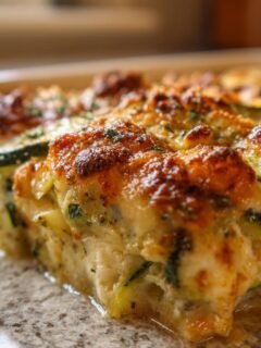 Cheesy Loaded Zucchini Bake