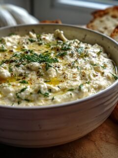 Creamy Cannellini Bean and Feta Dip