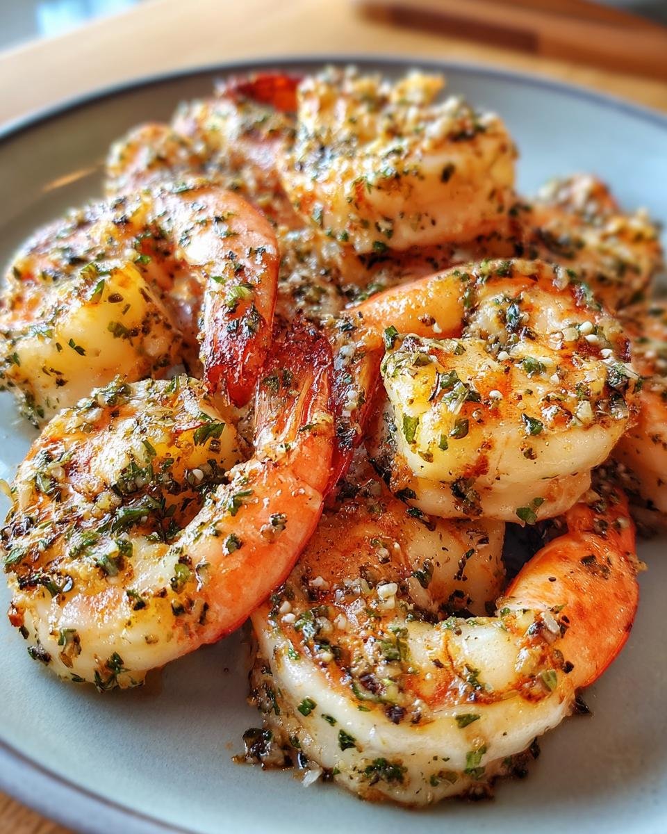 Garlic and Herb Grilled Shrimp - detail 1