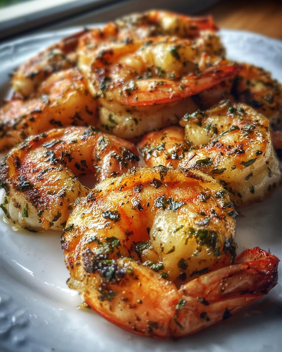 Garlic and Herb Grilled Shrimp - detail 3