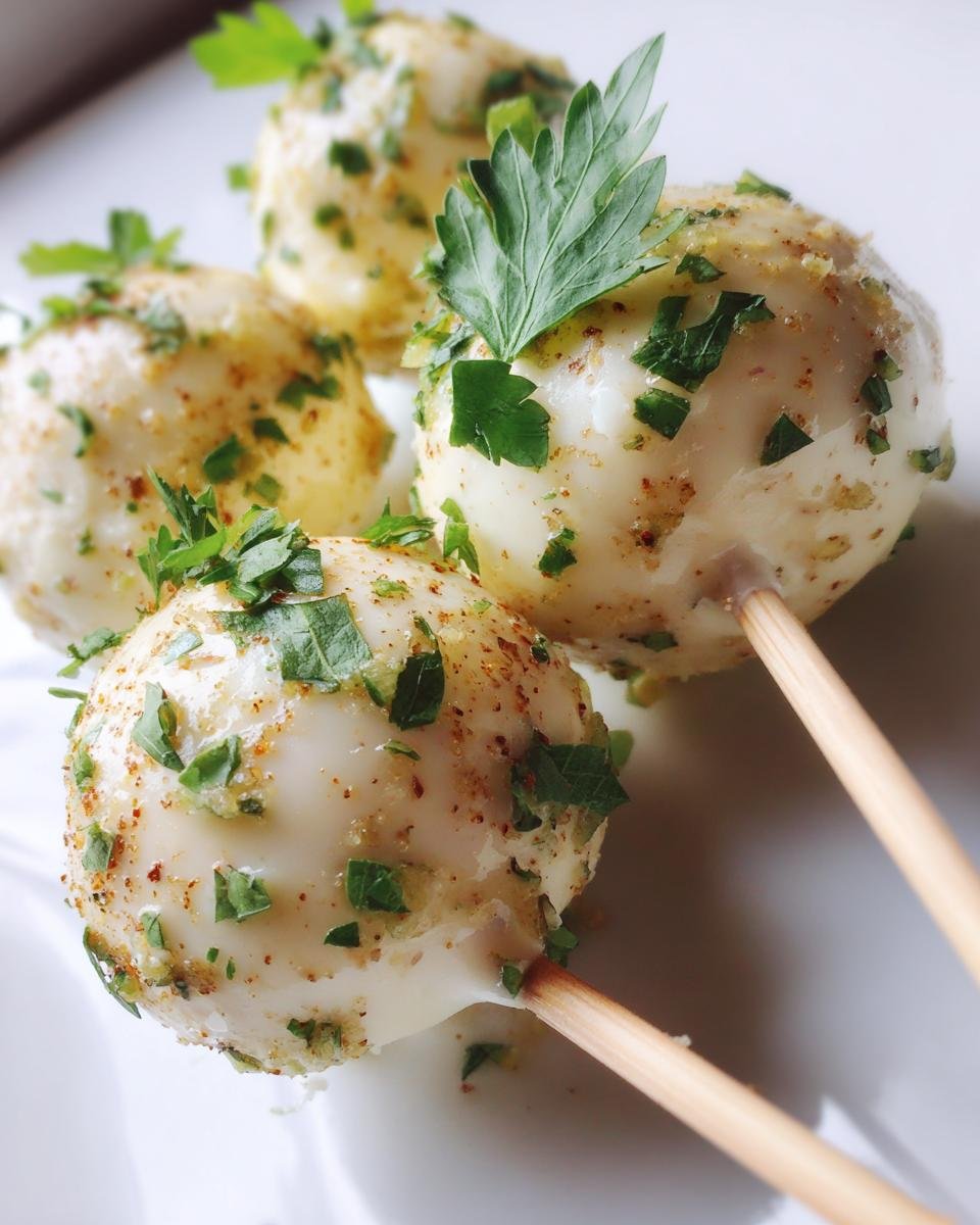 Ham and Cheese Cake Pops - detail 2