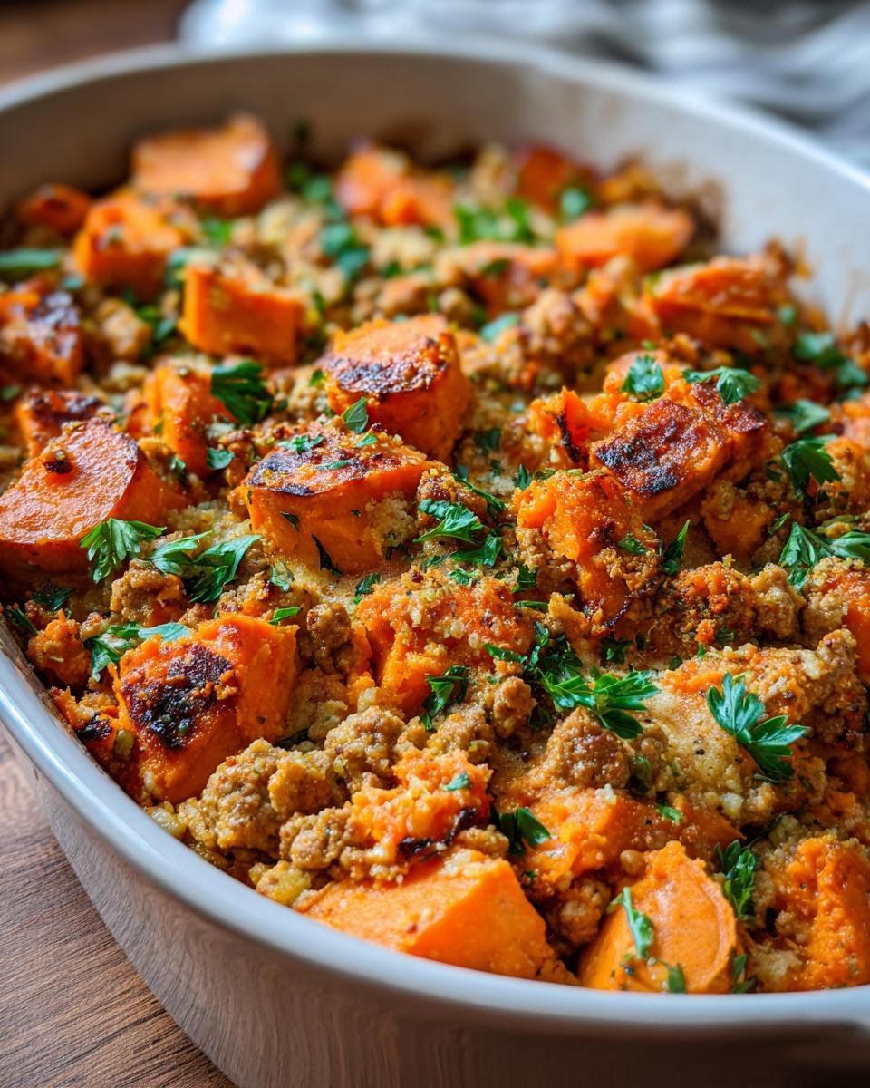 Hearty Ground Turkey and Sweet Potato Casserole - detail 1