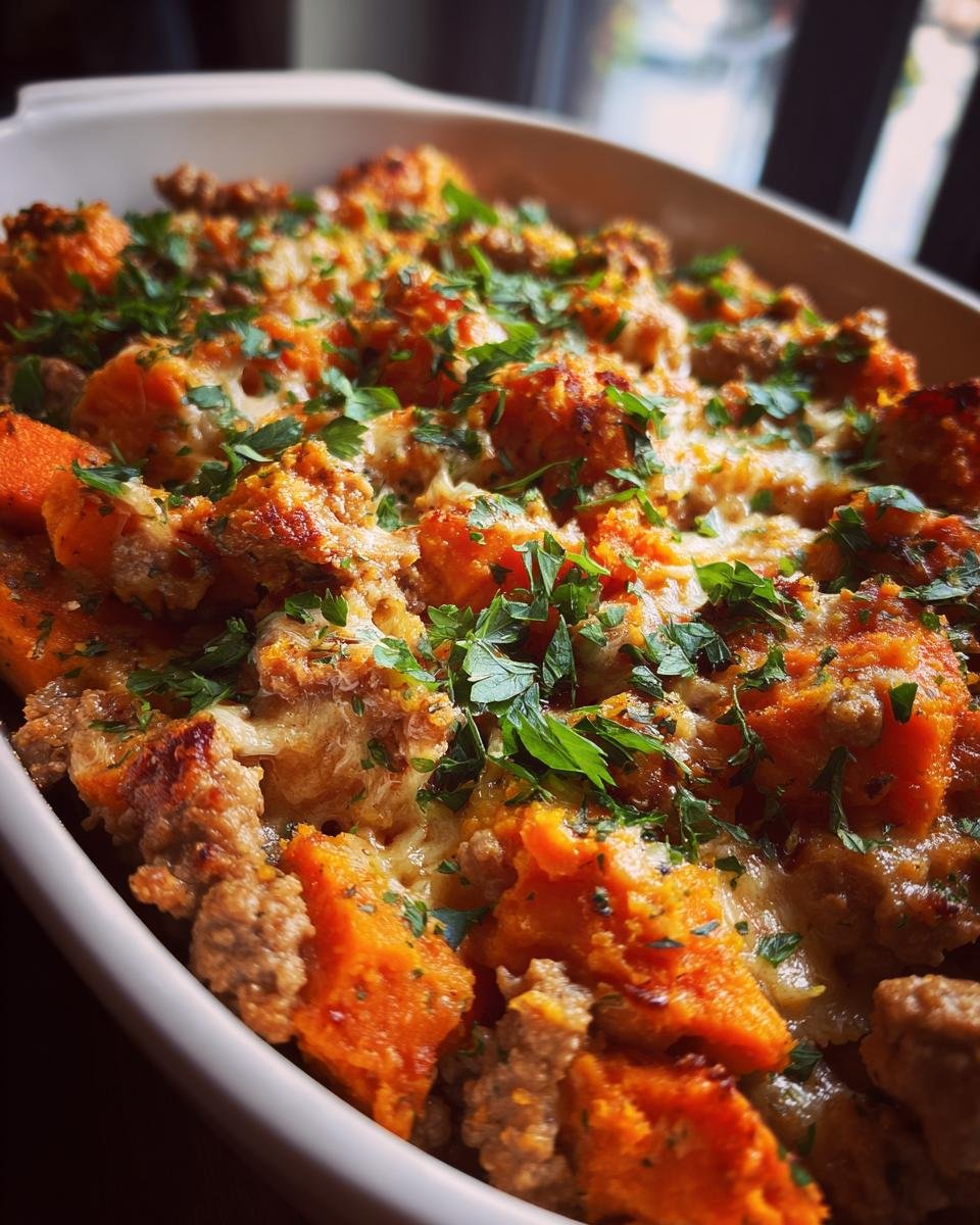Hearty Ground Turkey and Sweet Potato Casserole - detail 2
