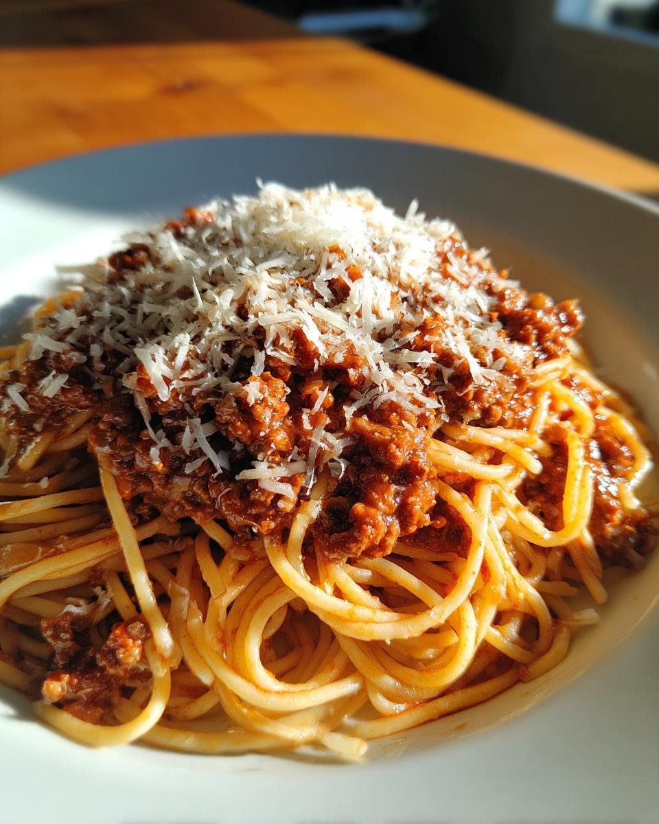 Homemade and Delicious Spaghetti Bolognese - detail 3