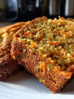 Moist Carrot Apple Zucchini Bread