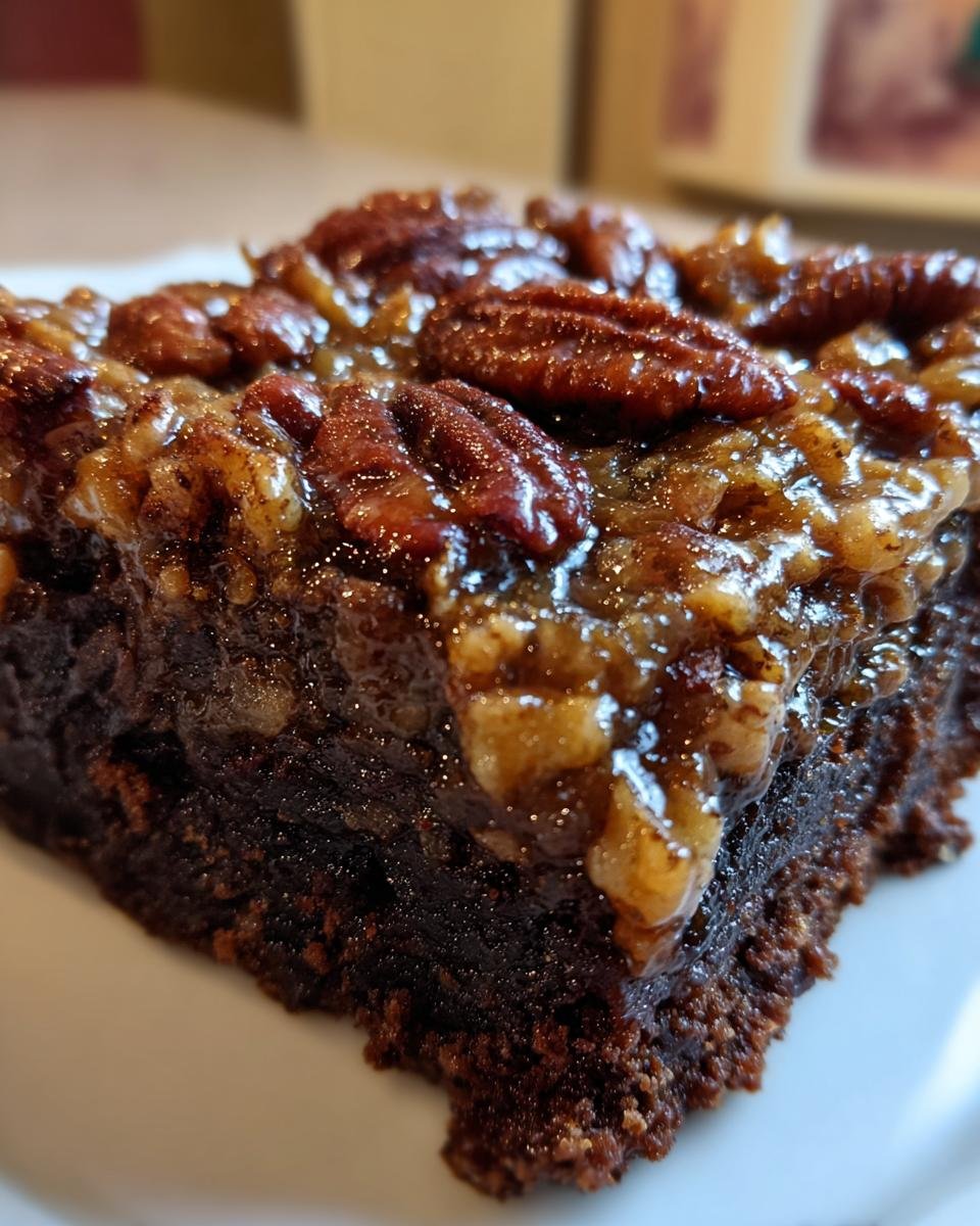 Pecan Pie Brownies - detail 4