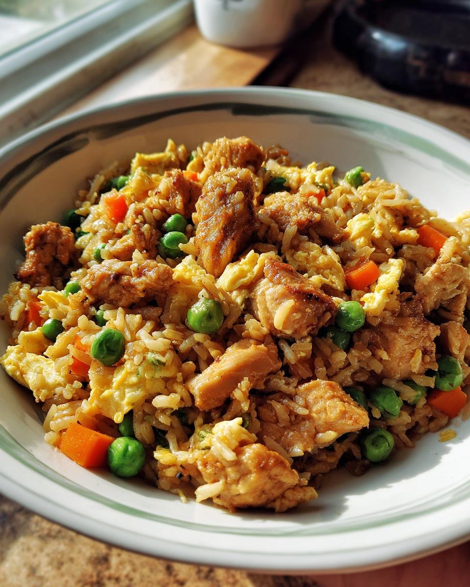 Savory Chicken Fried Rice - detail 2
