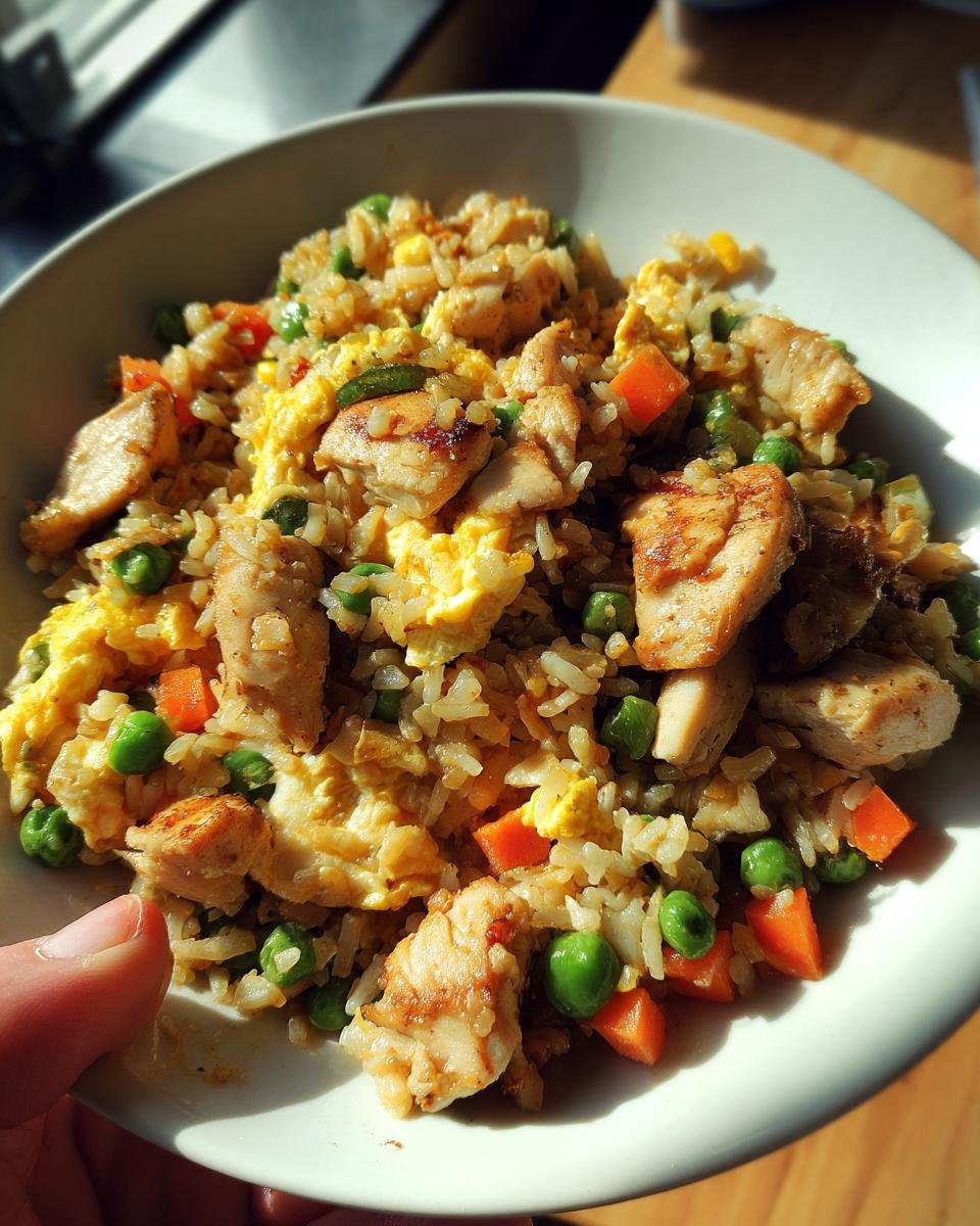Savory Chicken Fried Rice - detail 3