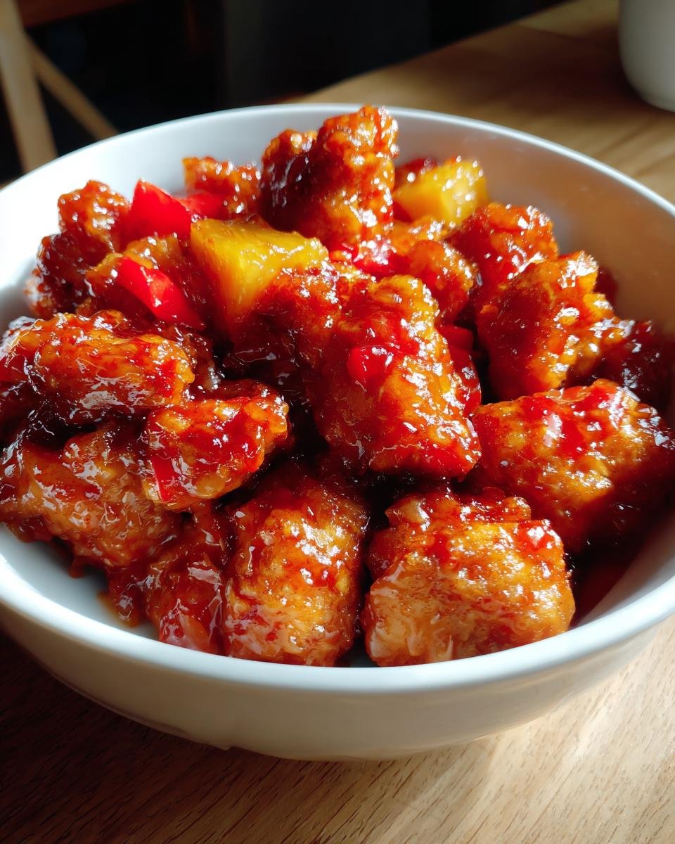 Sweet and Sour Chicken - detail 3