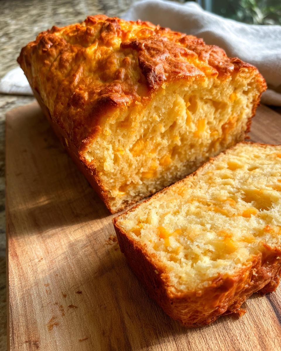 Cheddar Cheese Quick Bread - detail 1
