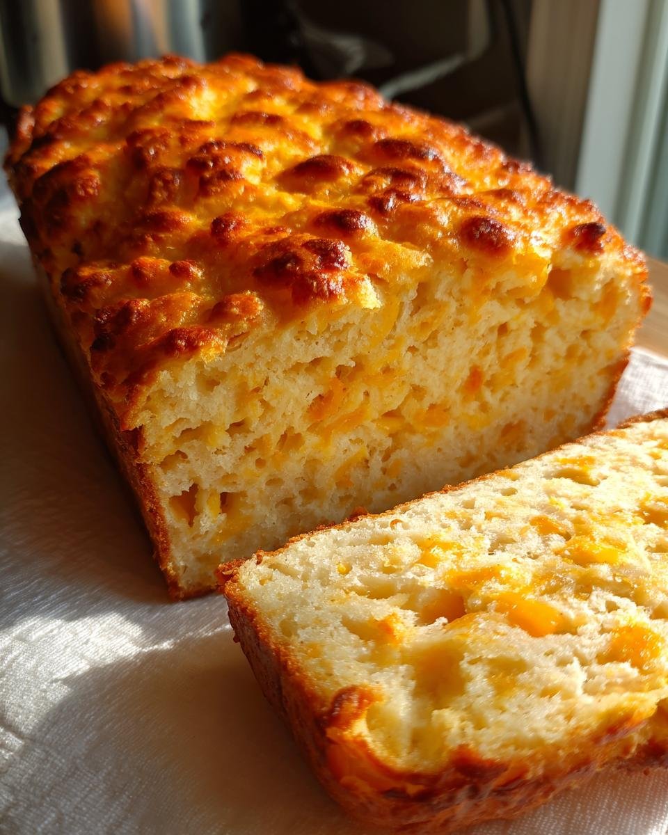 Cheddar Cheese Quick Bread - detail 2