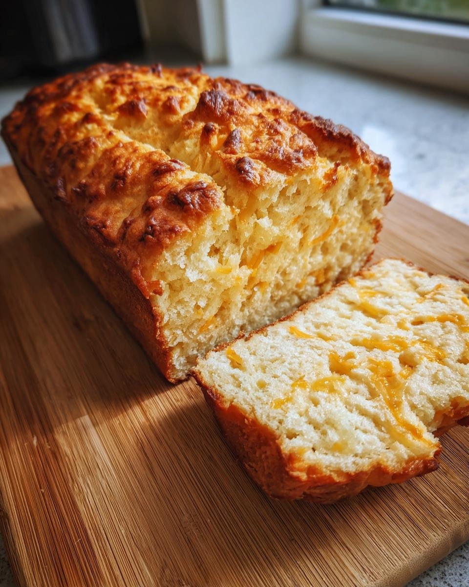 Cheddar Cheese Quick Bread - detail 3