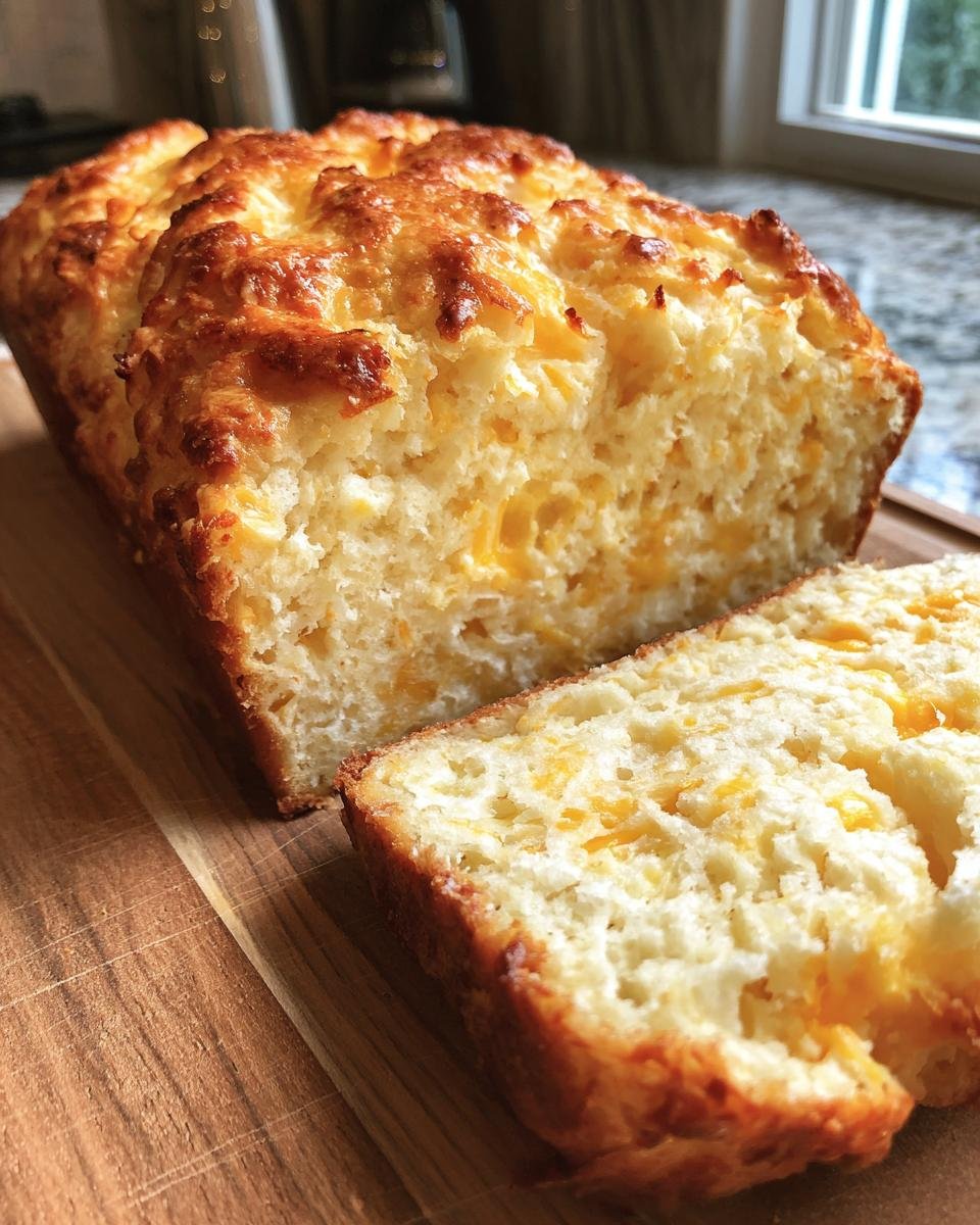 Cheddar Cheese Quick Bread - detail 4