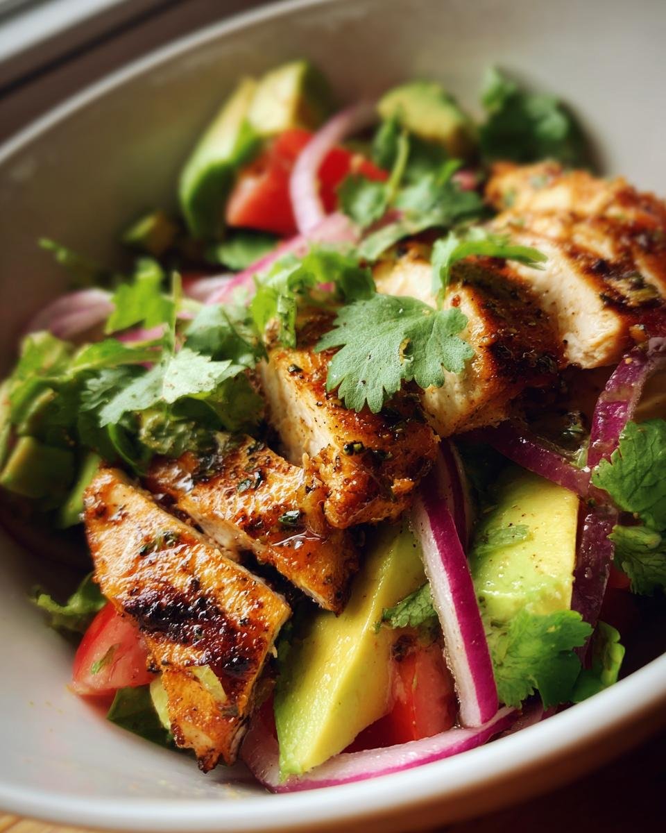 Chicken and Avocado Salad - detail 1