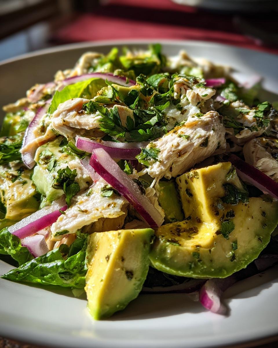 Chicken and Avocado Salad - detail 2