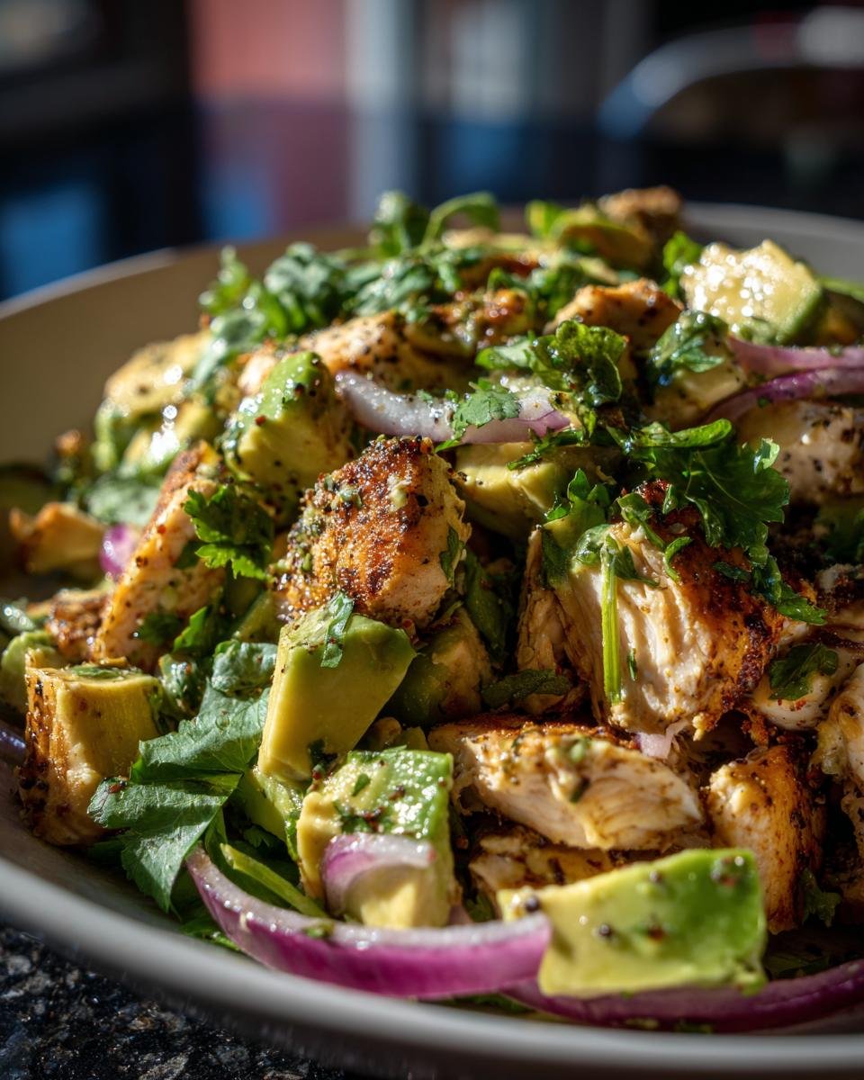 Chicken and Avocado Salad - detail 4