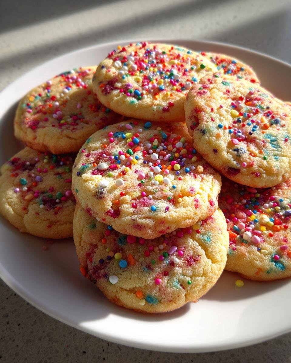 Colorful Sprinkle Cookies - detail 2