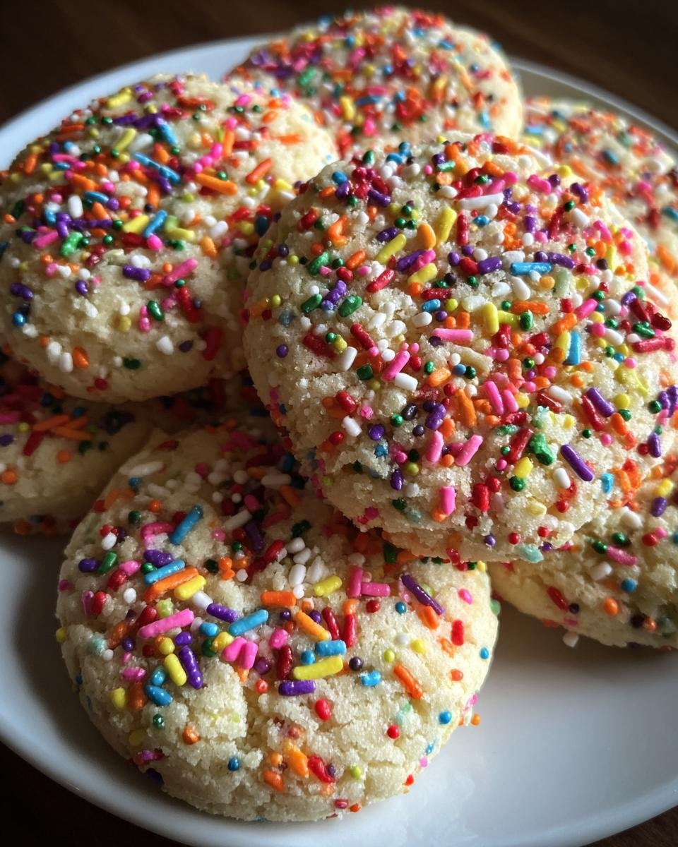 Colorful Sprinkle Cookies - detail 3