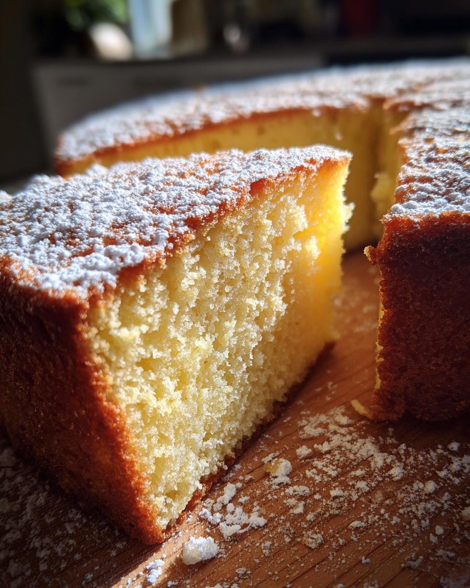 Genoise Sponge Cake - detail 2