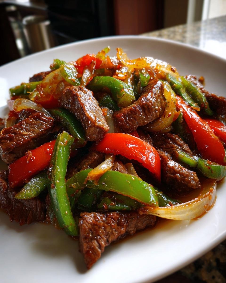 Onion Pepper Steak - detail 1