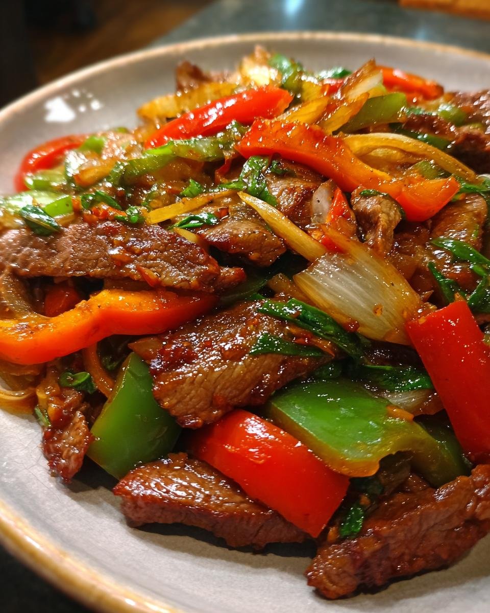 Onion Pepper Steak - detail 2