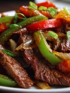 Onion Pepper Steak
