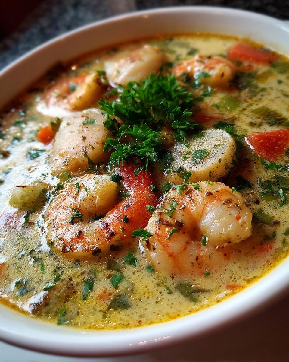 Seafood Cream Soup - detail 1