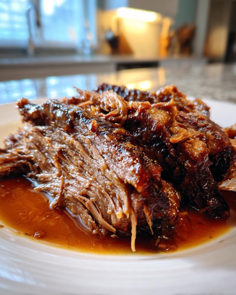Slow-Cooked Fork-Tender Brisket - detail 2
