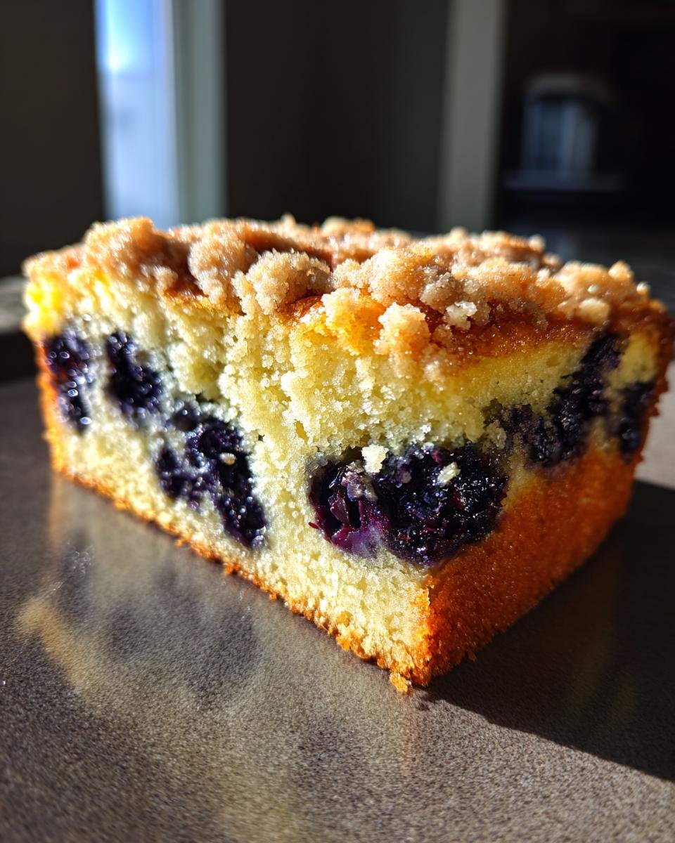 Sour Cream Blueberry Coffee Cake - detail 2