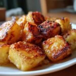 Close-up of golden brown, crispy roasted potatoes, a true Ultimate Potato Delight.