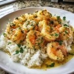 Butter Garlic Shrimp With Rice - Tasty