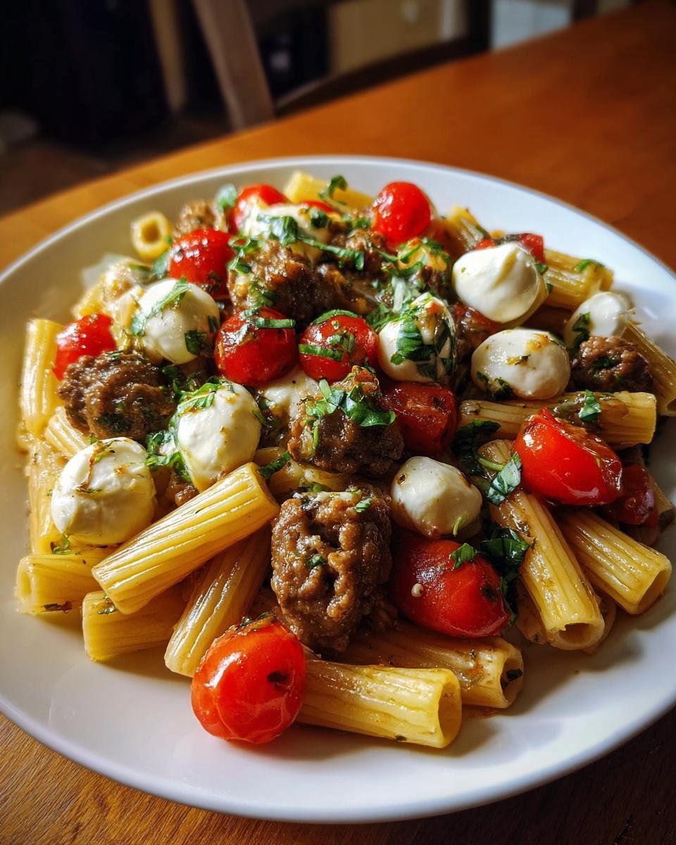 Caprese Pasta With Italian Sausage - Other 1